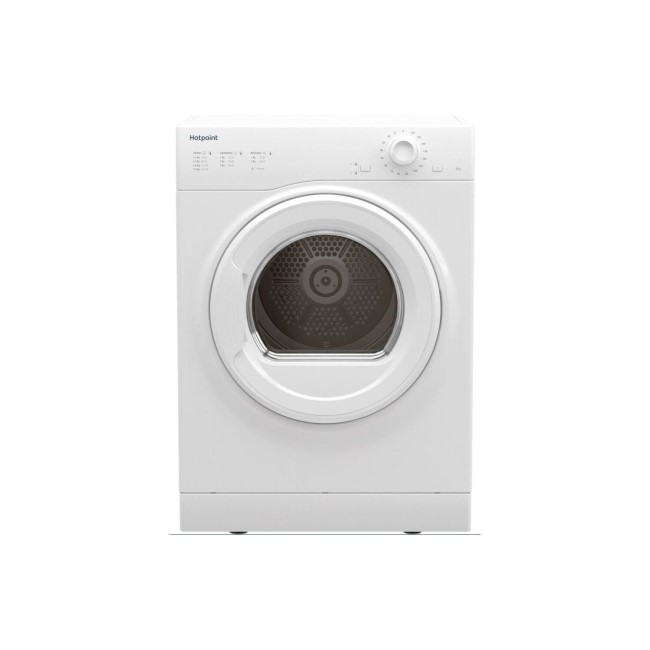 Refurbished Hotpoint H1D80WUK Freestanding Vented 8KG Tumble Dryer White
