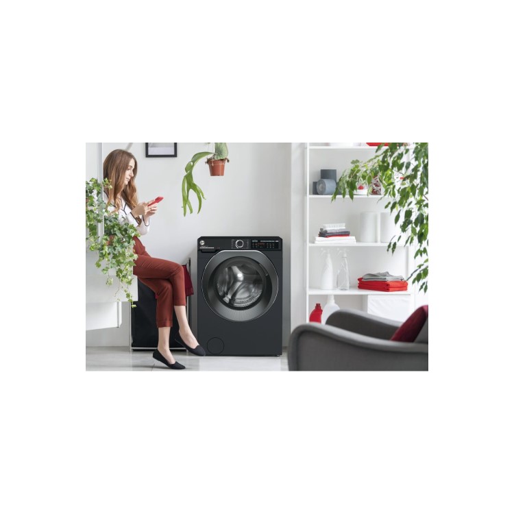 Hoover H-Wash 500 12kg Freestanding Washing Machine - Black