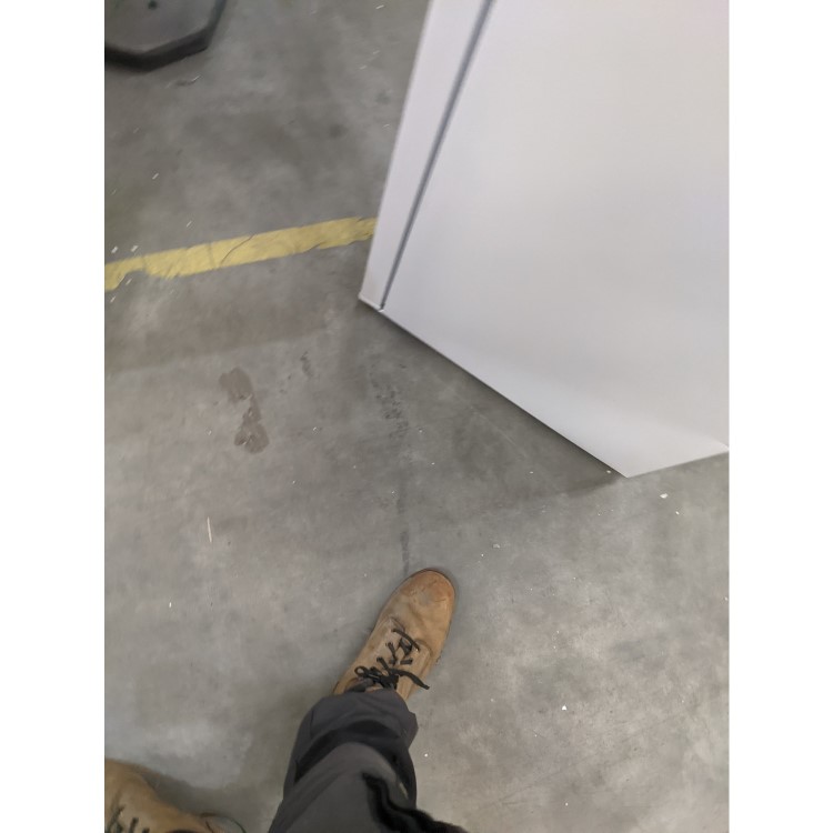 Refurbished Indesit I55RM1110W1 134 Litre Freestanding Undercounter Larder Fridge White 