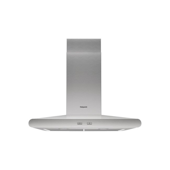 Hotpoint PHC77FLBIX 70cm Chimney Cooker Hood - Stainless Steel