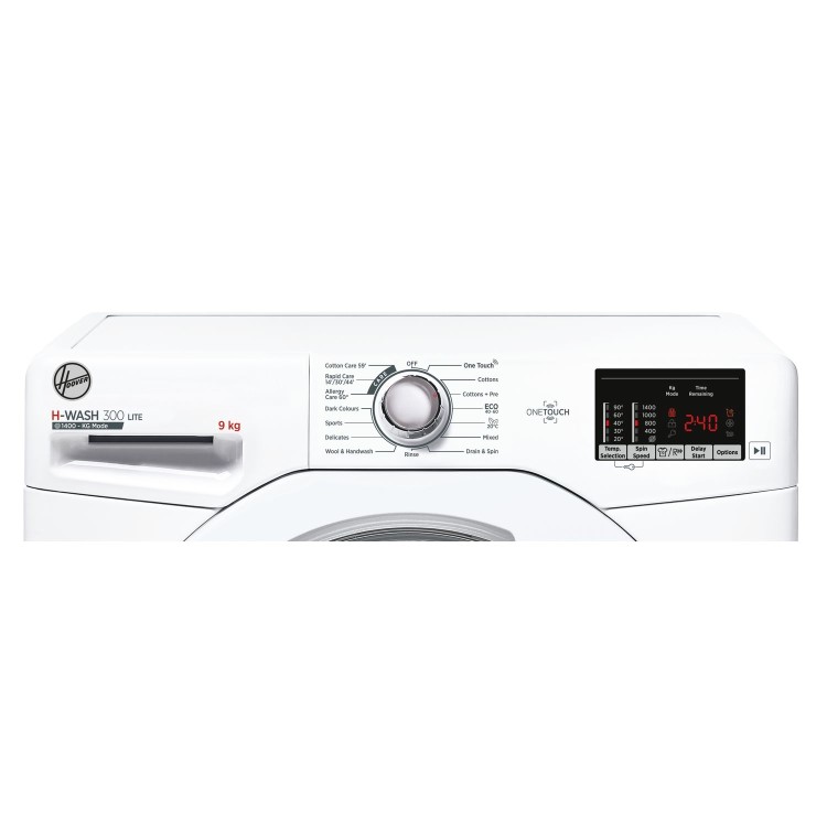 Hoover H-Wash 300 9kg 1400rpm Freestanding Washing Machine - White