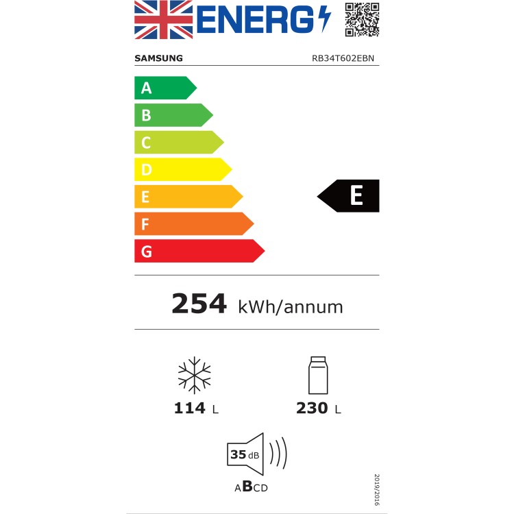 Samsung 340 Litre 60/40 Freestanding Fridge Freezer With SpaceMax  - Black