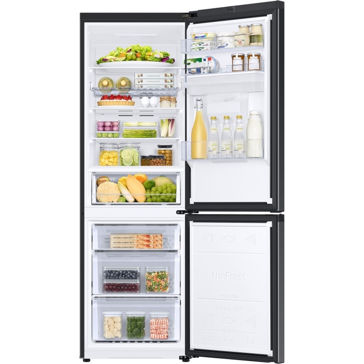 Samsung 340 Litre 60/40 Freestanding Fridge Freezer With SpaceMax  - Black