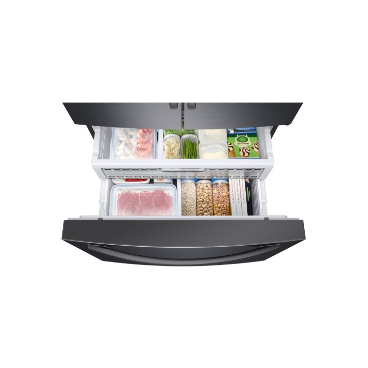 Samsung 539 Litre Four Door American Fridge Freezer - Black