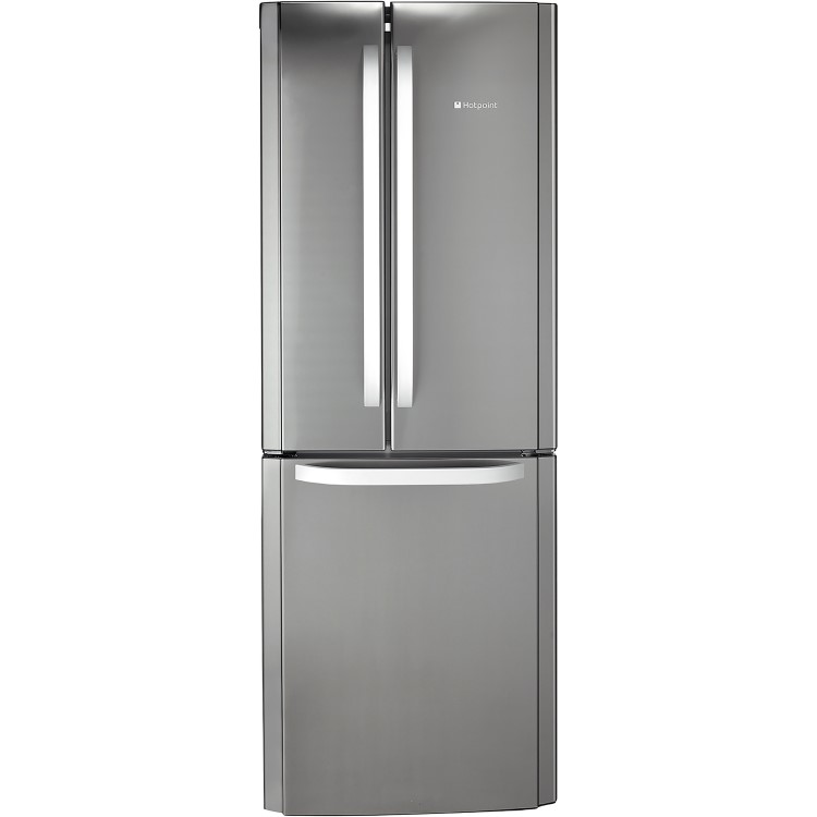 Hotpoint 446 Litre 55/45 Freestanding Fridge Freezer - Stainless steel look