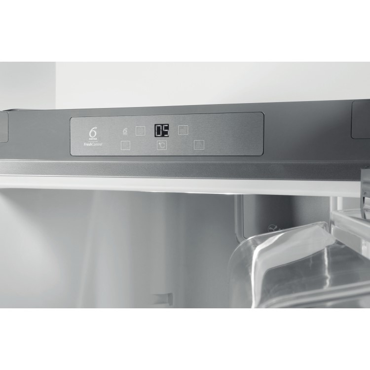 Whirlpool 358 Litre Freestanding Larder Fridge - Stainless Steel