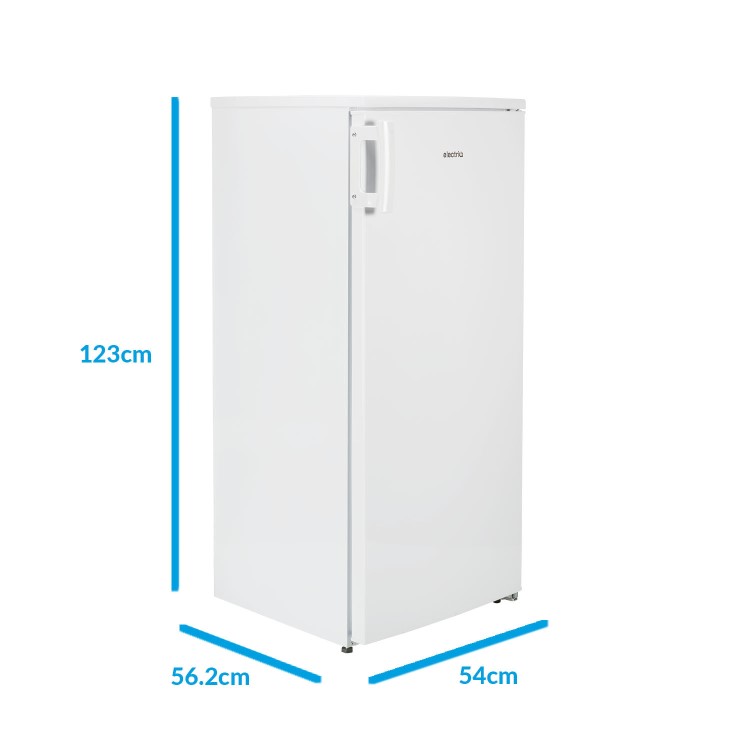 electriQ 204 Litre Freestanding Larder Fridge - White