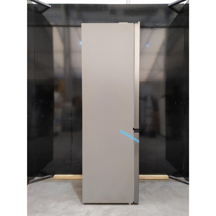 Refurbished electriQ eiQ60186INOX Freestanding 291 Litre 60/40 Frost Free Fridge Freezer Stainless Steel