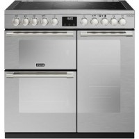 Refurbished Stoves Sterling Deluxe D900Ei 90cm Electric Range Cooker Stainless Steel Refurbished Stoves Sterling Deluxe D900Ei 90cm Electric Range Cooker Stainless Steel