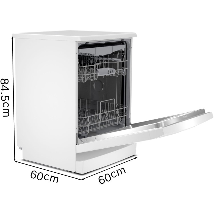 Bosch Series 2 13 Place Settings Freestanding Dishwasher - White