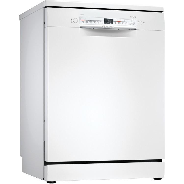 Bosch Series 2 13 Place Settings Freestanding Dishwasher - White
