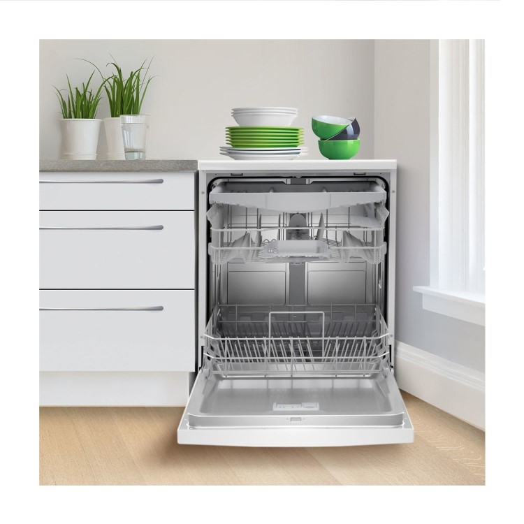 Bosch Series 2 13 Place Settings Freestanding Dishwasher - White