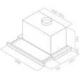 Refurbished Elica Elite ELITE14-LED-90 90cm Telescopic Cooker Hood Stainless Steel