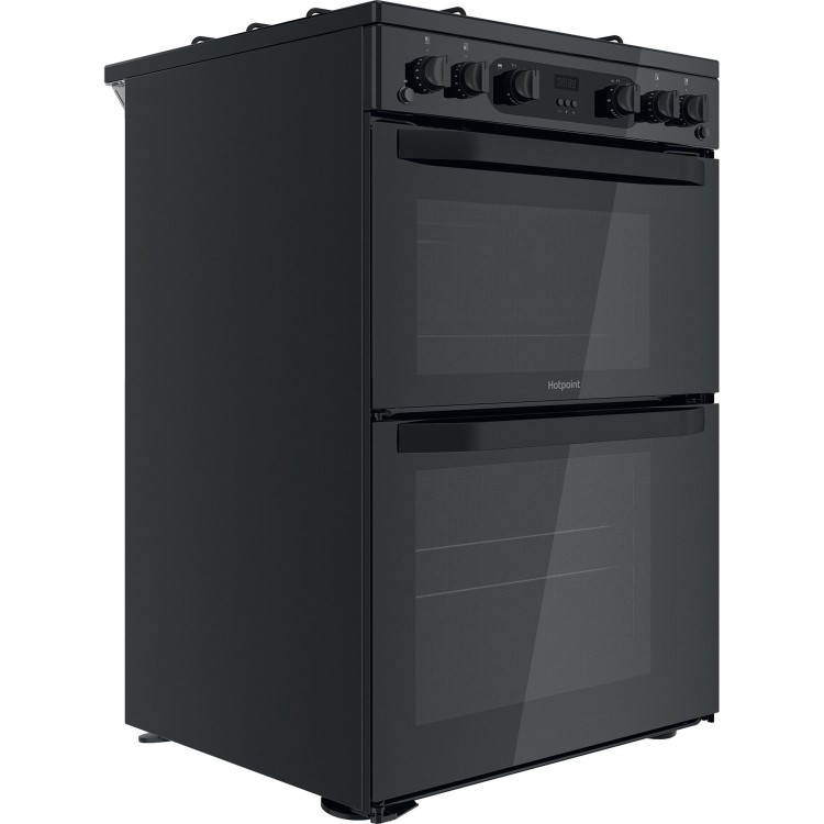 Hotpoint 60cm Gas Cooker - Black