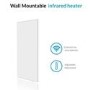 Refurbished electriQ 700W Infrared Wall Mountable Panel Heater - Low Energy