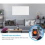 Refurbished electriQ 700W Infrared Wall Mountable Panel Heater - Low Energy