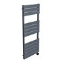 Anthracite Flat Panel Smart Electric Towel Radiator with Wi-Fi Thermostat - 1000W - H1200xW500mm - Bathroom Safe