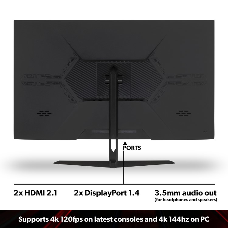 Refurbished electriQ 32" IPS 4K 144Hz Gaming Monitor