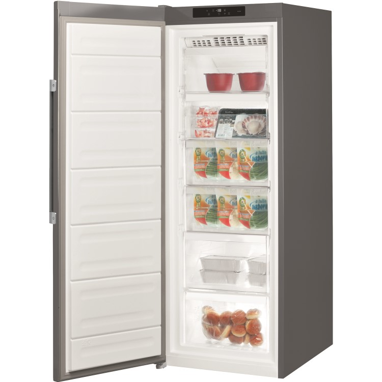 HOTPOINT UH6F1CG 222 Litre Freestanding Upright Freezer 167cm Tall Frost Free 60cm Wide - Graphite