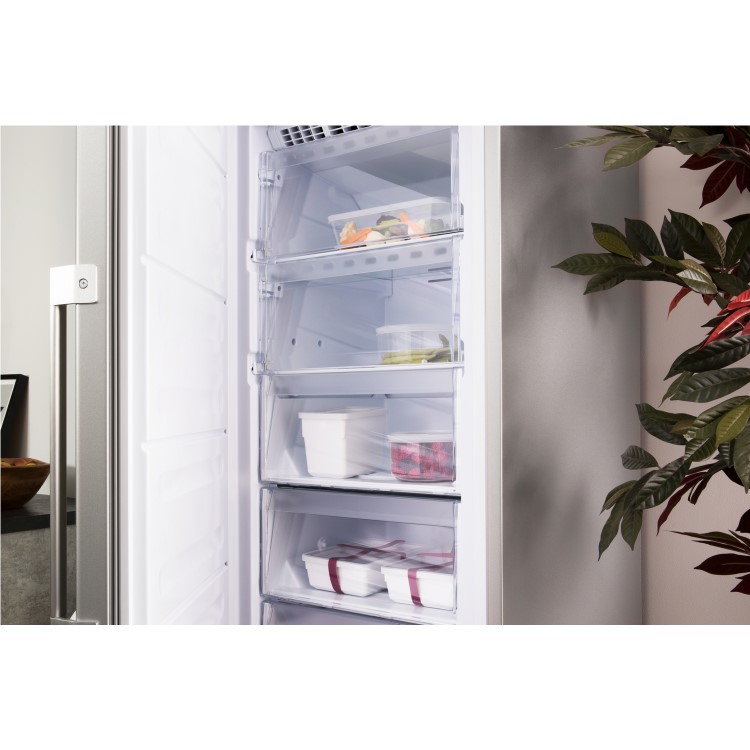 HOTPOINT UH6F1CG 222 Litre Freestanding Upright Freezer 167cm Tall Frost Free 60cm Wide - Graphite