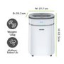 Refurbished electriQ 20L Low-Energy Smart Laundry Dehumidifier and HEPA UV Air Purifier