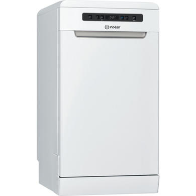 Indesit Push&Go Freestanding Slimline Dishwasher - White