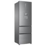 Refurbished Haier HTR3619FWMP Freestanding 345 Litre 70/30 Fridge Freezer Stainless Steel