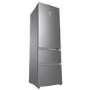 Refurbished Haier HTR3619FNMP Freestanding 345 Litre 70/30 Fridge Freezer Stainless Steel