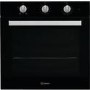 Refurbished Indesit Aria IFW6330BL 60cm Single Built In Electric Oven Black
