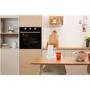 Refurbished Indesit Aria IFW6330BL 60cm Single Built In Electric Oven Black