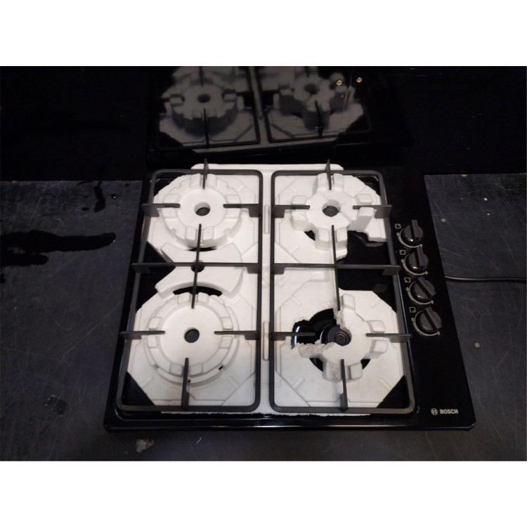 Refurbished Bosch Series 2 PBP6B6B60 58cm 4 Burner Gas Hob Black