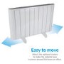Refurbished 2000W Smart Low Energy Aluminium Designer Radiator - Wall Mountable& Bathroom Safe