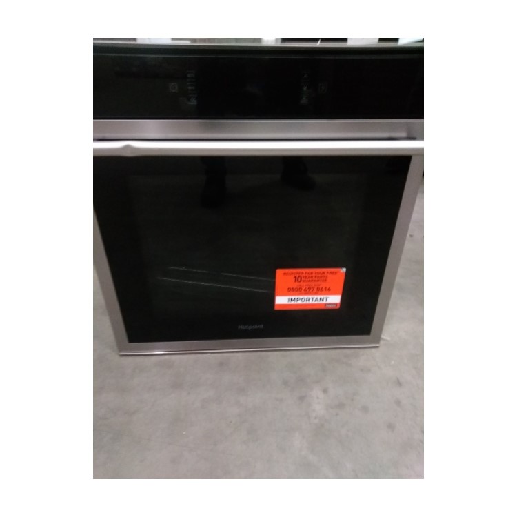 Refurbished Hotpoint SI6874SHIX 60cm Single Built In Electric Oven Stainless Steel