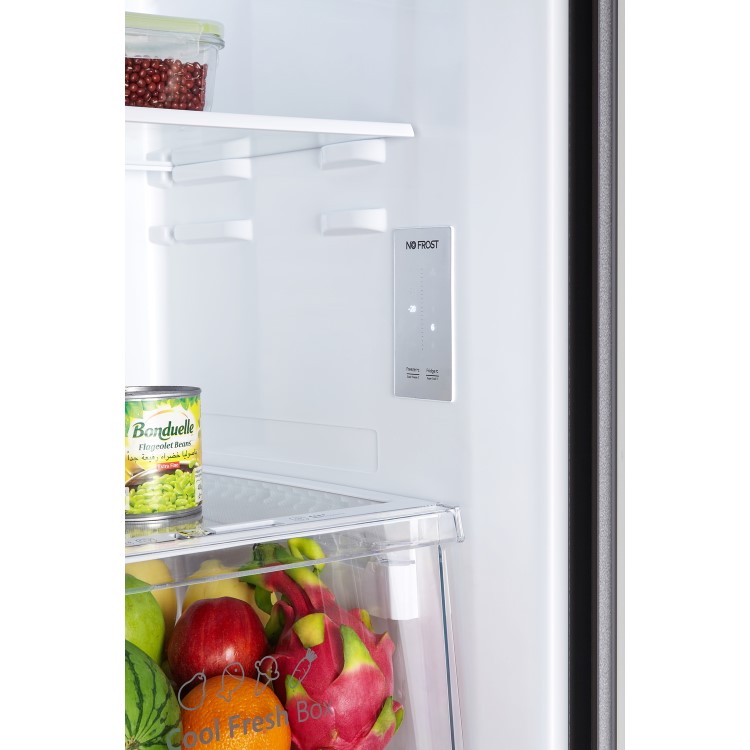 Fridgemaster 378 Litre Four Door American Fridge Freezer With Multiflow  - Silver