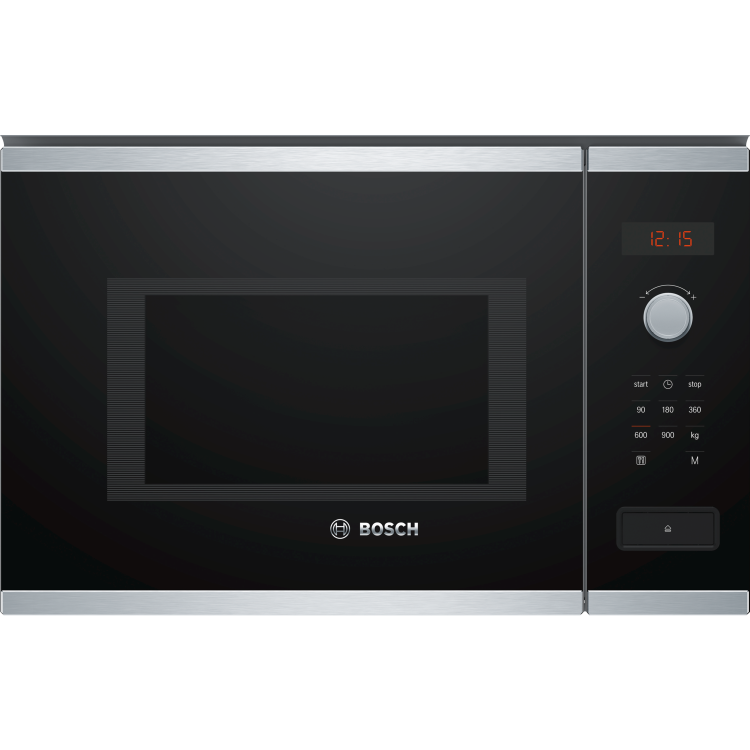 Refurbished Bosch BFL553MS0B Built In 20L 800W Microwave Silver