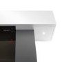 White 52inch Wall Mounted Electric Fireplace - AmberGlo