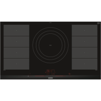 Refurbished Siemens iQ700 EX975LVV1E 5 Zone 90cm Flex Induction Hob With HomeConnect Black