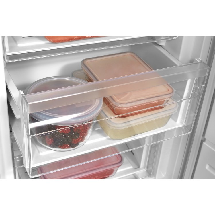 Hotpoint HBNF55181SAQUA 261 Litre Freestanding Fridge Freezer 50/50 Split Frost Free 55cm Wide - Silver