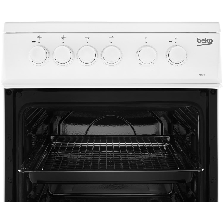 Beko 50cm Electric Cooker - White