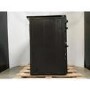 Refurbished electriQ EQRANGEDF100BLK 100cm Dual Fuel Range Cooker Black