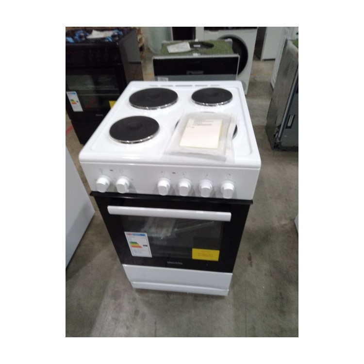 Refurbished electriQ EQEC50W1 50cm Electric Solid Single Cooker