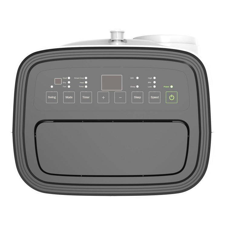 Refurbished EcoSilent 14000 BTU Smart Portable Air Conditioner with Air Purifier and Heat Pump