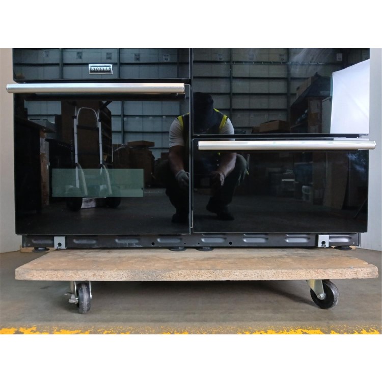 Refurbished Stoves Precision Deluxe D1000Ei 100cm Electric Range Cooker Stainless Steel