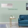 Refurbished electriQ Easy-Fit 9000 BTU A++ WiFi Smart Wall-Mounted Split Air Conditioner with Heat Pump and  4.5-Meter Pipe Kit