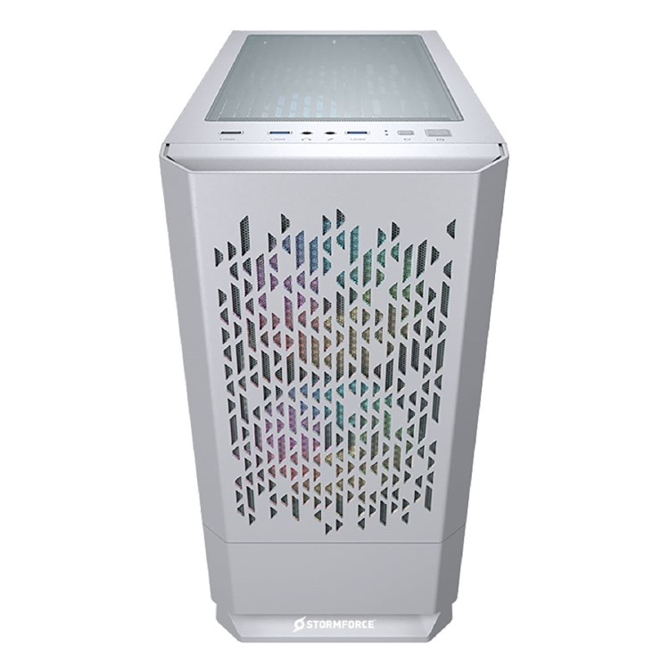 StormForce Crystal Core i7-12700F 16GB 1TB RTX 4060Ti Windows 11 Gaming Desktop