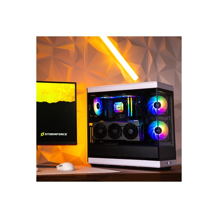 StormForce Hyte Y40 Core i7-14700KF 32GB 2TB RTX 4080 Super Windows 11 Gaming PC