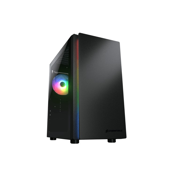 Refurbished StormForce Onyx AMD Ryzen 5 5600G 16GB 1TB AMD Radeon Graphics Windows 11 Gaming PC