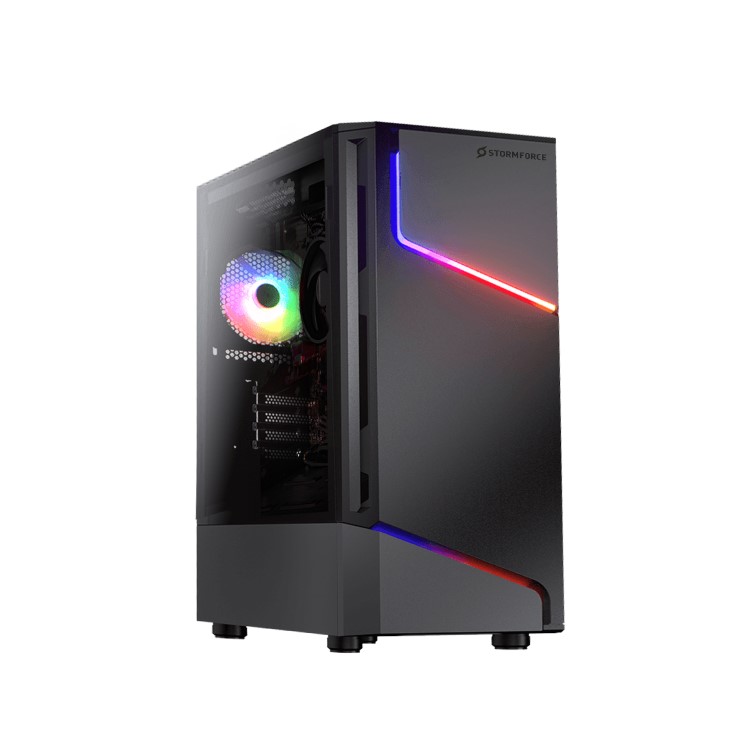 Refurbished StormForce Onyx AMD Ryzen 7 5700G 16GB RAM 1TB SSD AMD Radeon Graphics Windows 11 Gaming PC