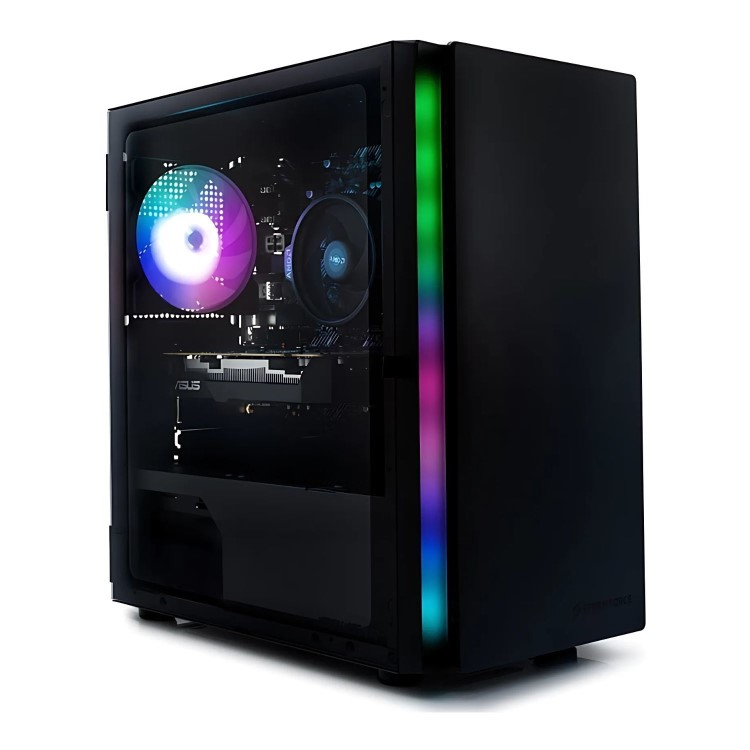 Refurbished StormForce Onyx Ryzen 5 4500 16GB RAM 500GB SSD RTX 3050 Windows 11 Gaming Desktop
