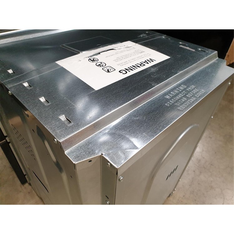Refurbished Zanussi Series 20 ZPHNL3X1 60cm Double Built Under Electric Oven Stainless Steel